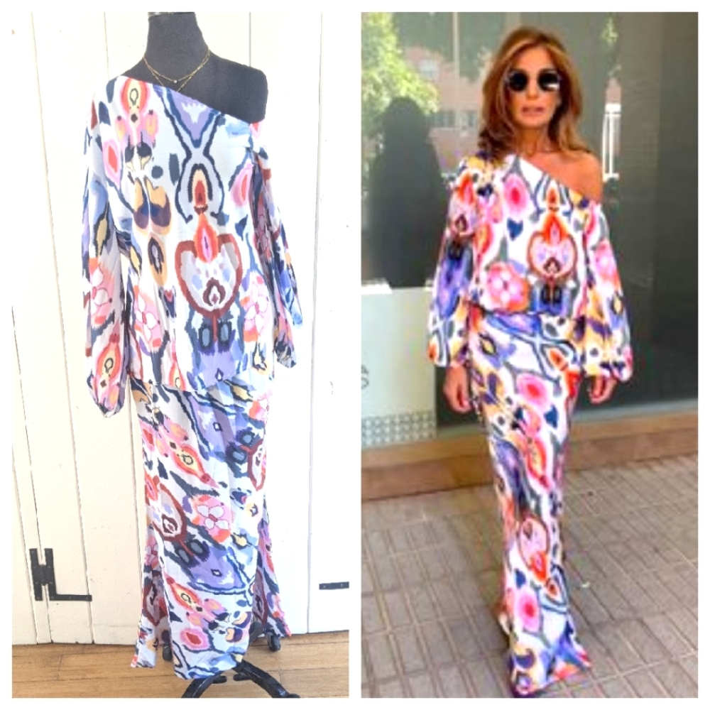 🌴2 piece set vibrant colors new in packaging sz L